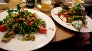 Salads at Le Pain Quotidien